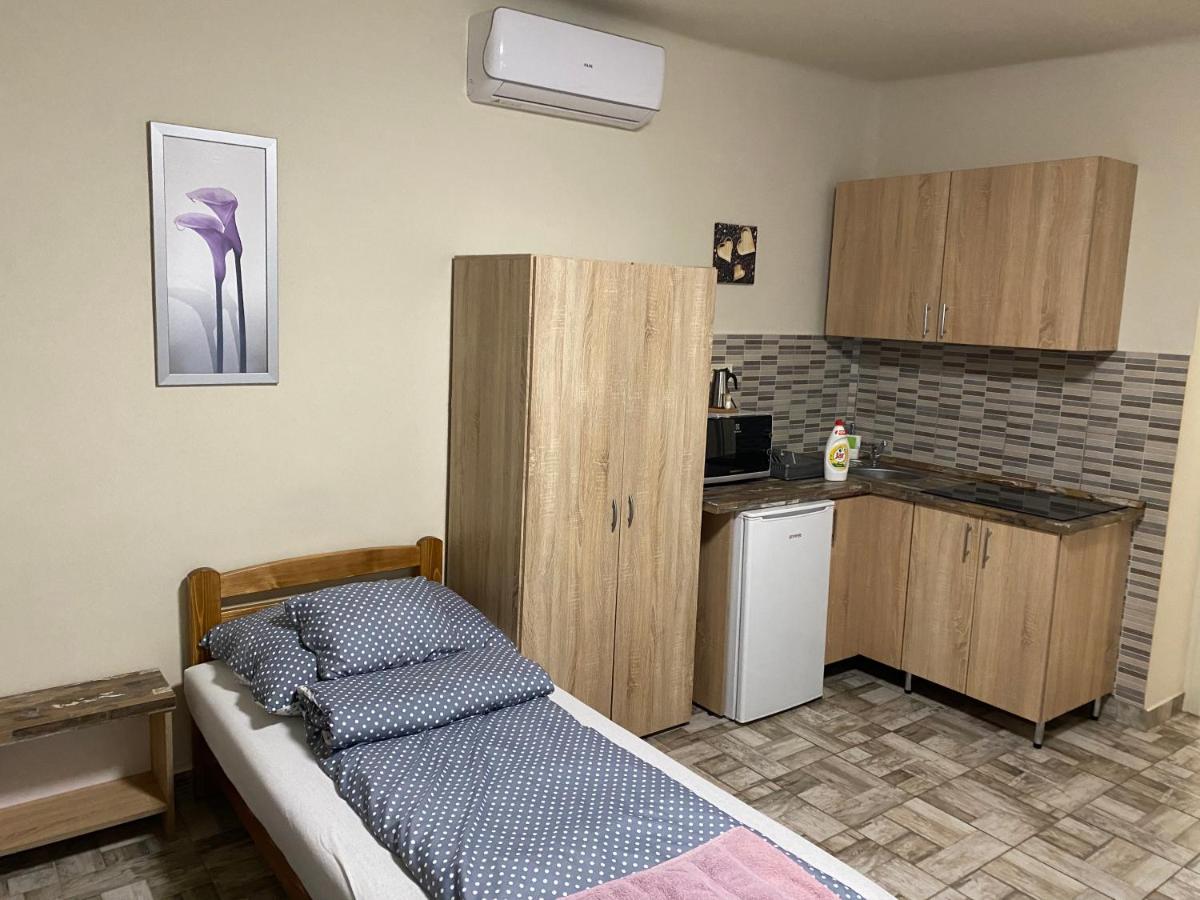 Levendula Vendeghaz Apartment ไฮจ์ดูบอสซอร์มีนย์ ภายนอก รูปภาพ
